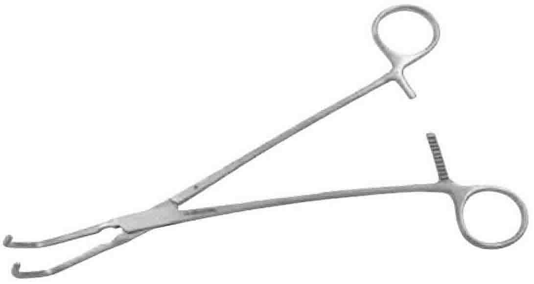 SATİNSKY VENA CAVA VASKULER TEETH KLEMP 64X10 MM 241 MM